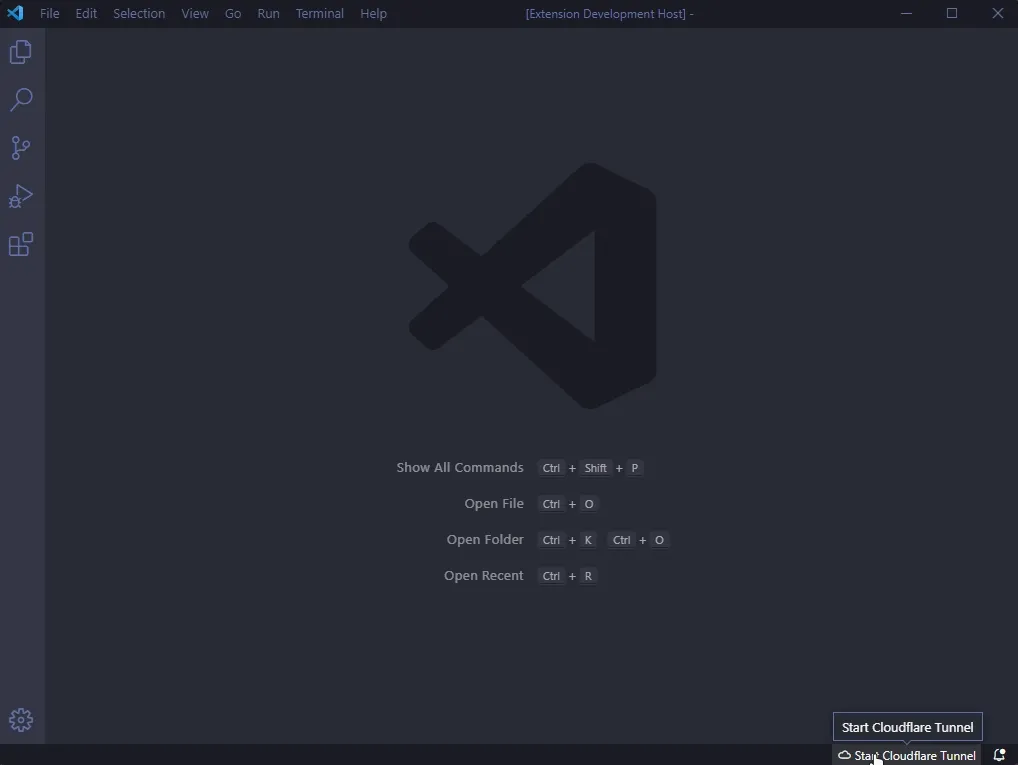 Cloudflare Tunnel for VSCode